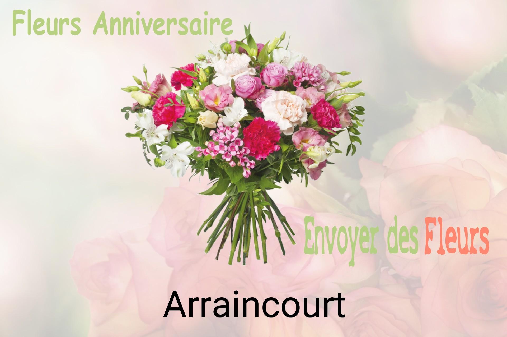 Bouquet de fleurs d’anniversaire livré à Arraincourt