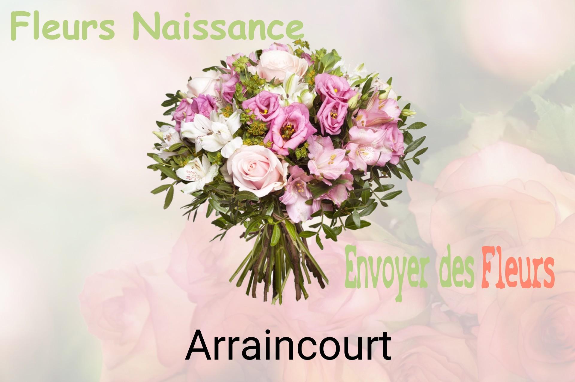 Bouquet de fleurs de naissance livré à Arraincourt